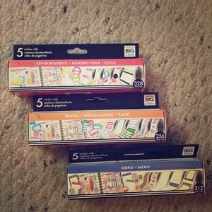 MAMBI planner stickers appointment menu travel